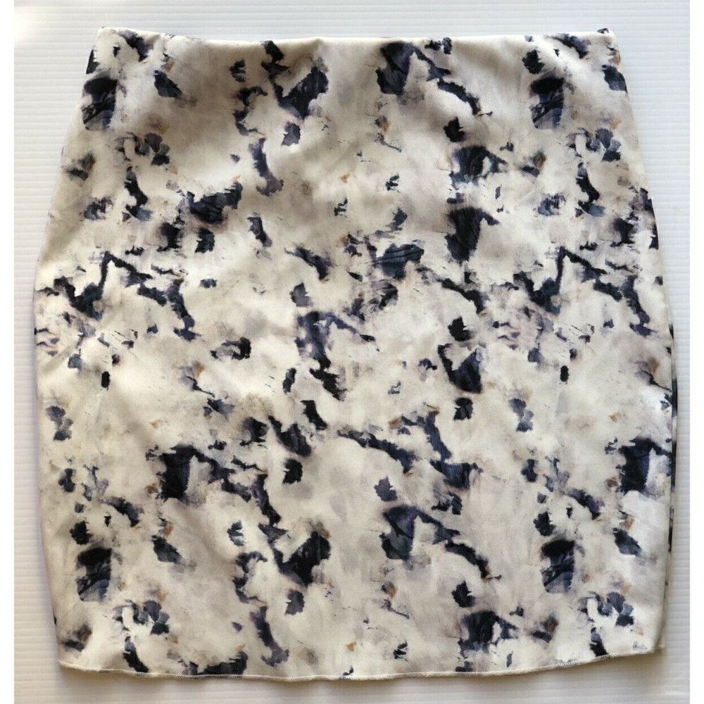 Zara W&B Collection Marble Print Women's Mini skirt Size S - Picture 2 of 7